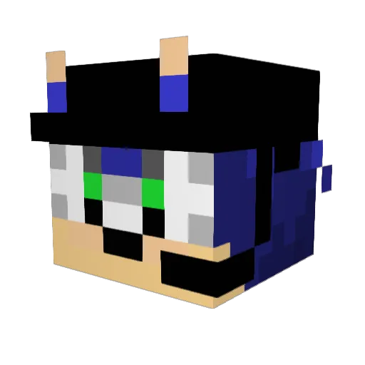 trainguy51 Minecraft avatar head, 3D render