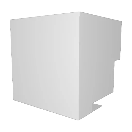 trajing Minecraft avatar head, 3D render