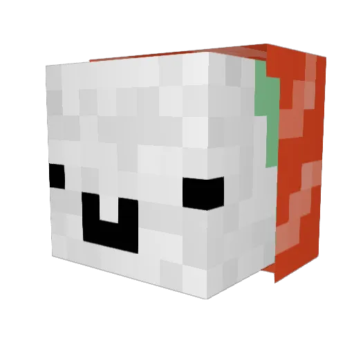 tralexx6 Minecraft avatar head, 3D render