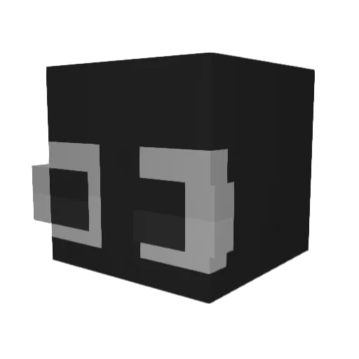 tralla2 Minecraft avatar head, 3D render