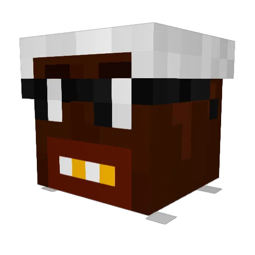 trampolin97 Minecraft avatar head, 3D render