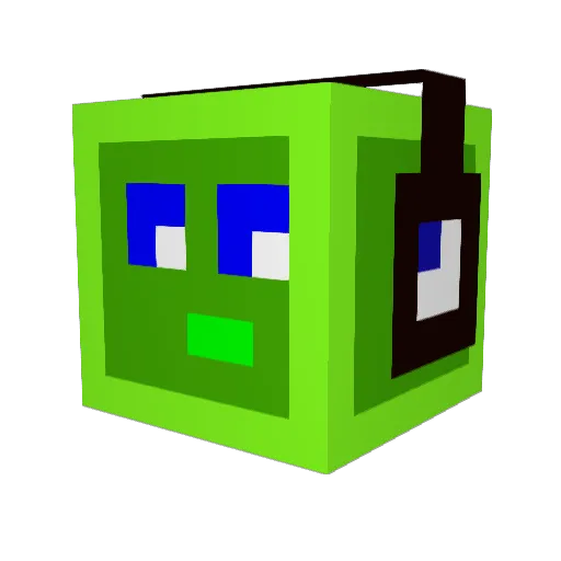 tranderrickq Minecraft avatar head, 3D render