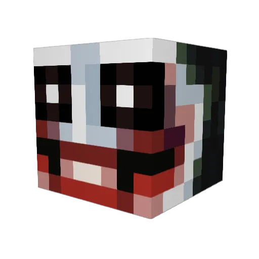 tranquilao Minecraft avatar head, 3D render