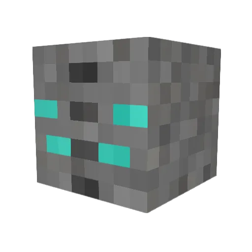 transPondo Minecraft avatar head, 3D render