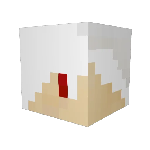 trapp2stop Minecraft avatar head, 3D render