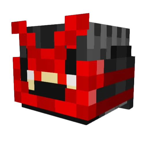 trapstarZ Minecraft avatar head, 3D render