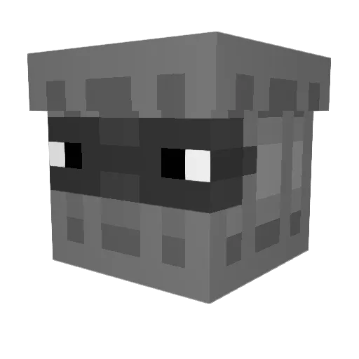 trash_c4n Minecraft avatar head, 3D render