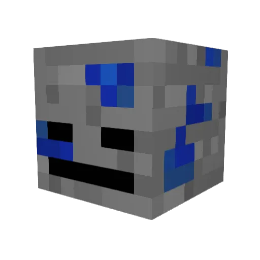 trashflip Minecraft avatar head, 3D render