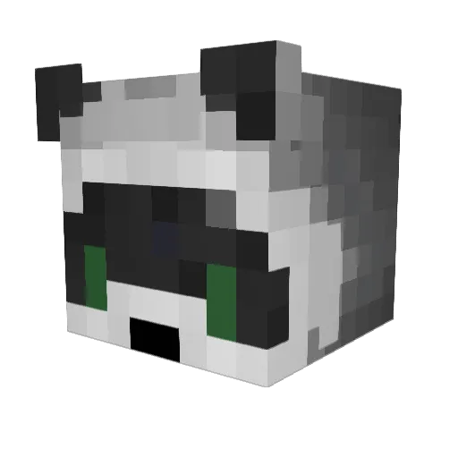trashpants Minecraft avatar head, 3D render
