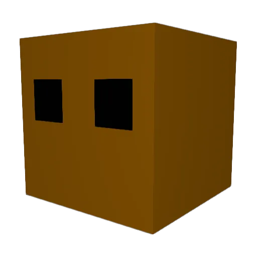 trashpeople Minecraft avatar head, 3D render