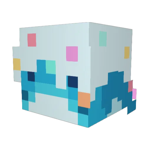 trashsharkie Minecraft avatar head, 3D render