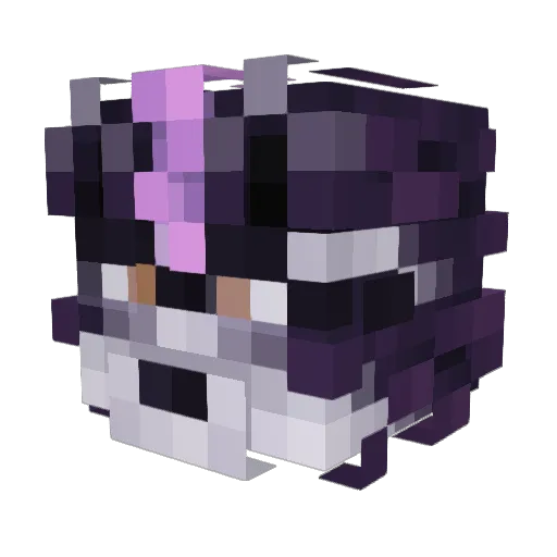 trashymilo Minecraft avatar head, 3D render