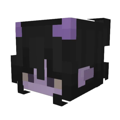 traubedev Minecraft avatar head, 3D render
