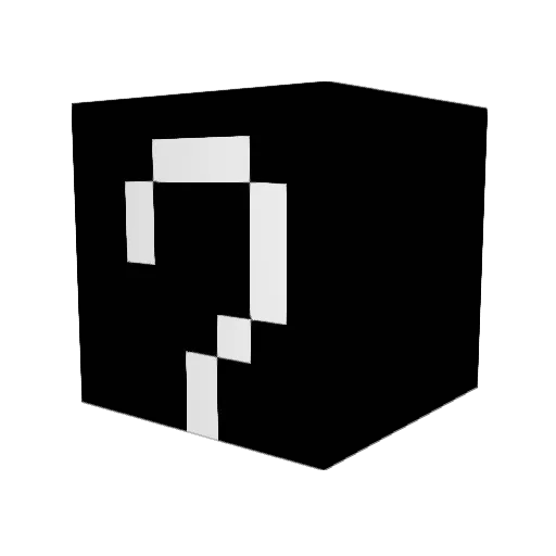 travascott Minecraft avatar head, 3D render