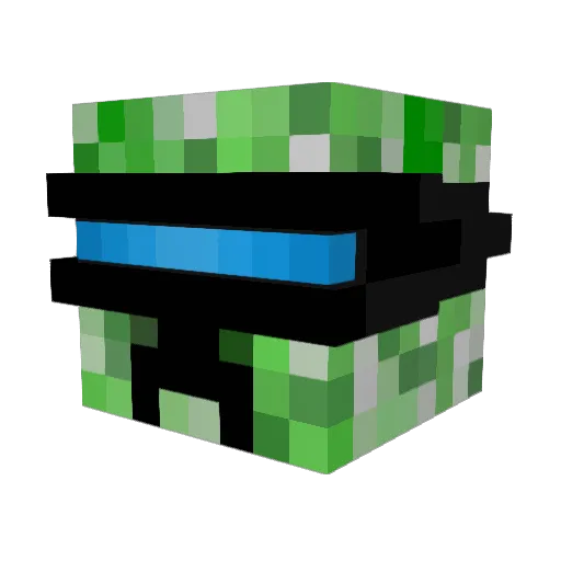 travinator28 Minecraft avatar head, 3D render