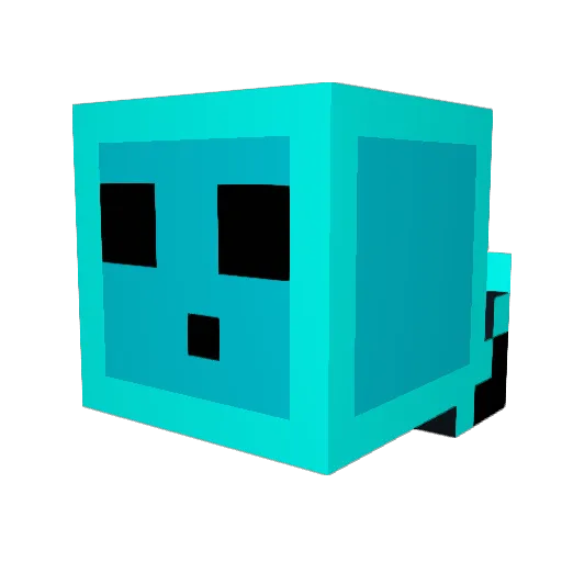 travisblack Minecraft avatar head, 3D render