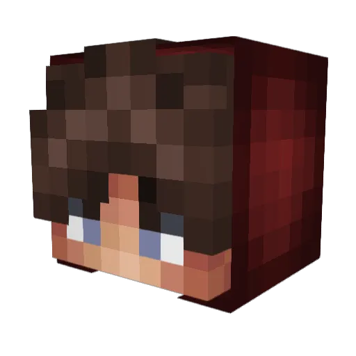 travisss Minecraft avatar head, 3D render