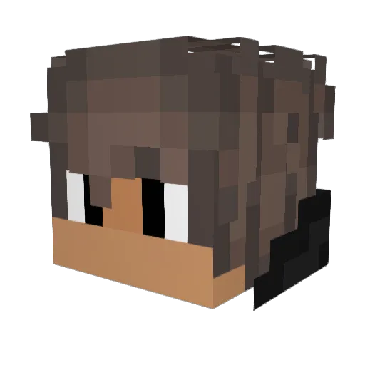 travisty65 Minecraft avatar head, 3D render