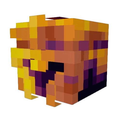 travulsa Minecraft avatar head, 3D render