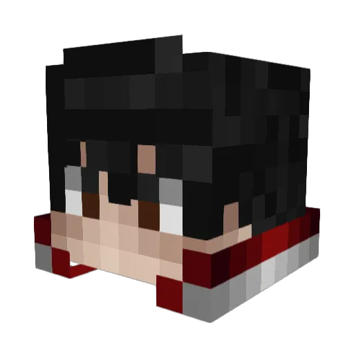 traxxasyou Minecraft avatar head, 3D render