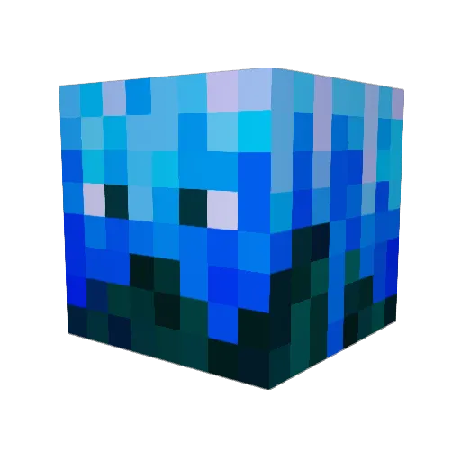 traymybake Minecraft avatar head, 3D render
