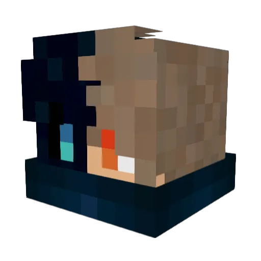trayo33 Minecraft avatar head, 3D render