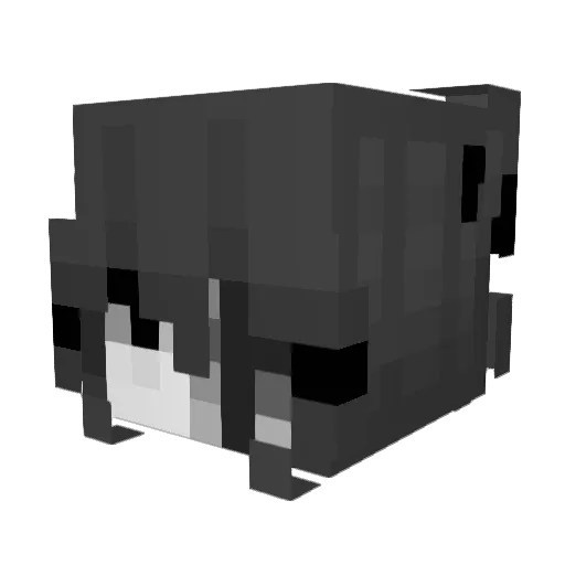 trbvh Minecraft avatar head, 3D render