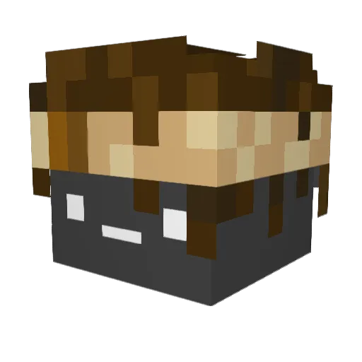 trch11 Minecraft avatar head, 3D render