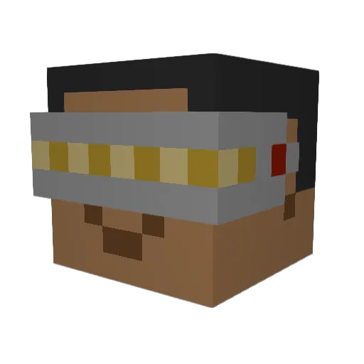 trd88 Minecraft avatar head, 3D render