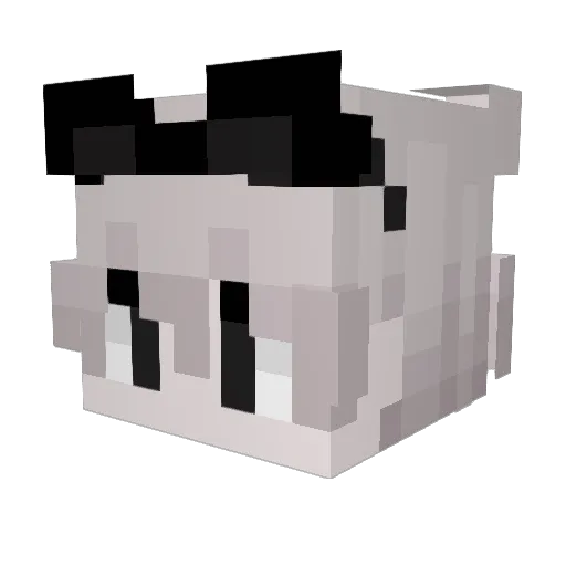 trdmc Minecraft avatar head, 3D render