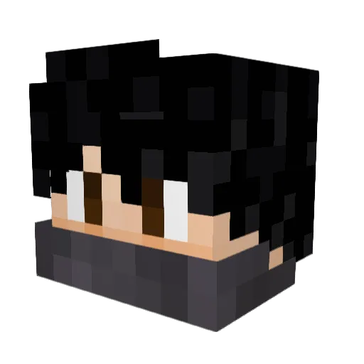 treSword Minecraft avatar head, 3D render