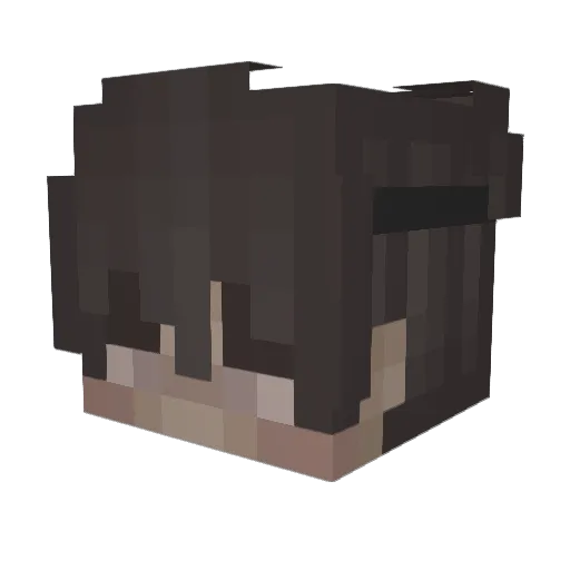 treaps Minecraft avatar head, 3D render