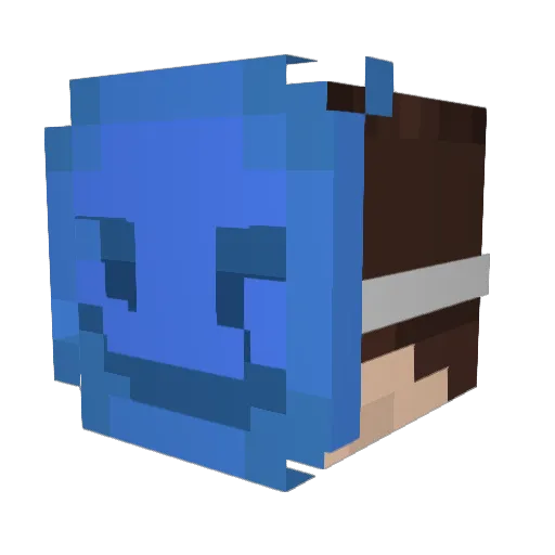 treasure996 Minecraft avatar head, 3D render