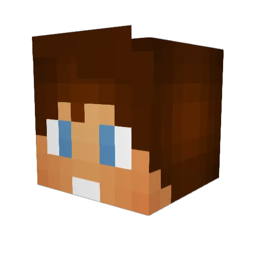 trebincevic Minecraft avatar head, 3D render