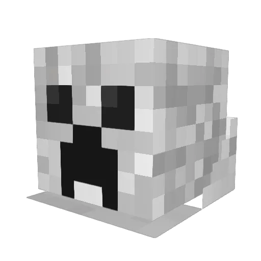 tredixon Minecraft avatar head, 3D render