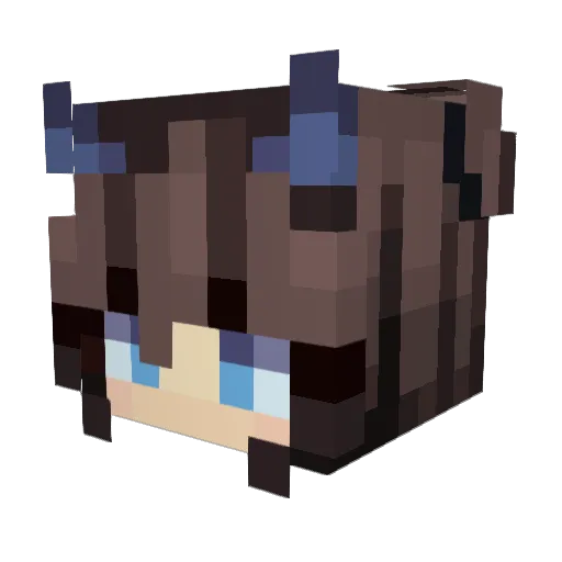 treeefiddy Minecraft avatar head, 3D render