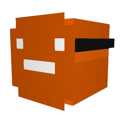 treehard23 Minecraft avatar head, 3D render