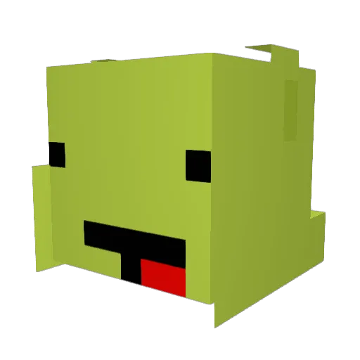treehard4house Minecraft avatar head, 3D render