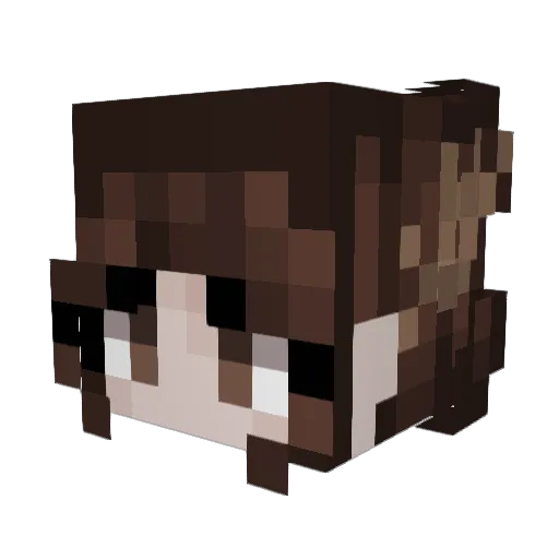 treeisher Minecraft avatar head, 3D render