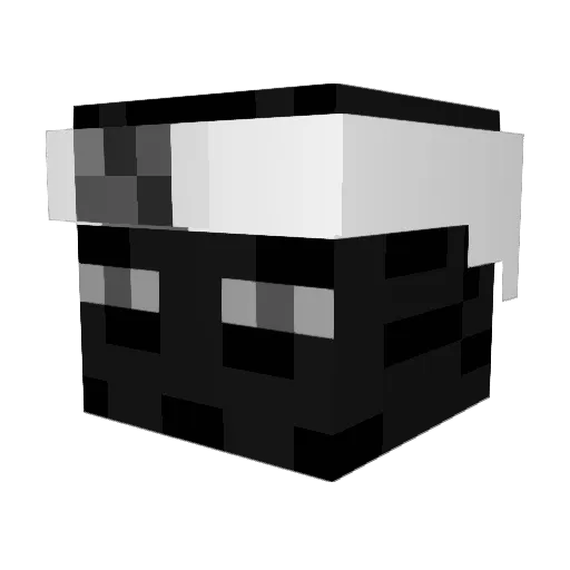 treepsides Minecraft avatar head, 3D render