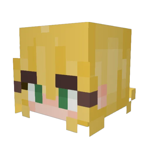 treesmoocher Minecraft avatar head, 3D render
