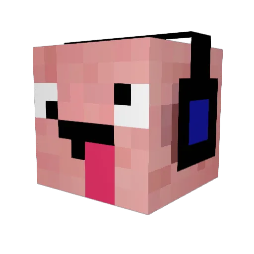 treezrootz Minecraft avatar head, 3D render