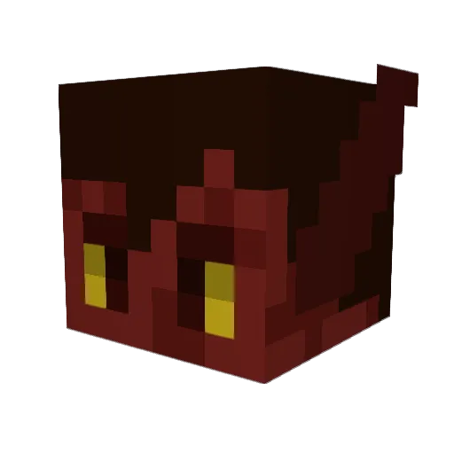 treiphish Minecraft avatar head, 3D render