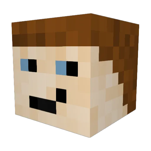 trembocat25 Minecraft avatar head, 3D render