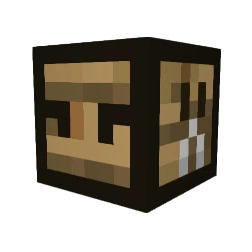 tremclad Minecraft avatar head, 3D render