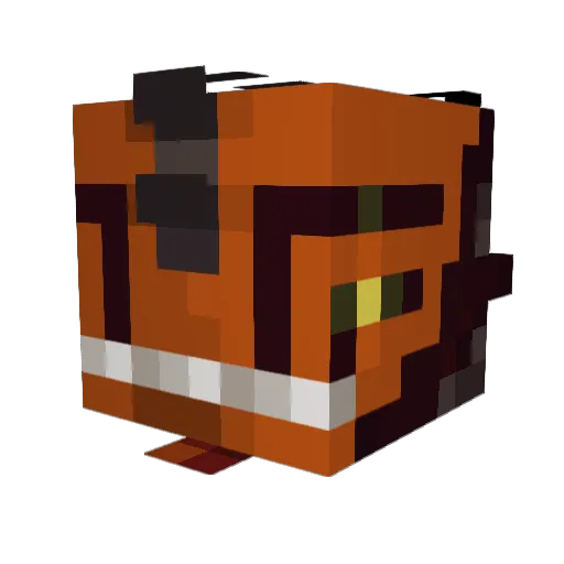 trenbot Minecraft avatar head, 3D render