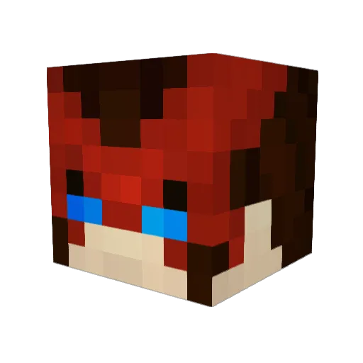 trendy6417 Minecraft avatar head, 3D render