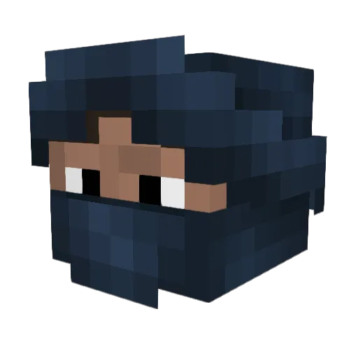 trenx420 Minecraft avatar head, 3D render