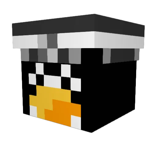 treulgon_33 Minecraft avatar head, 3D render