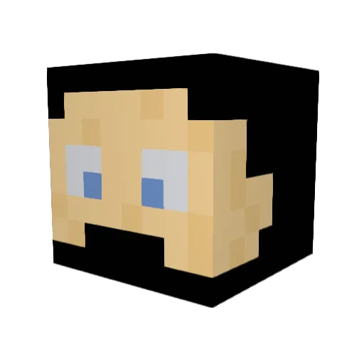 trev373 Minecraft avatar head, 3D render